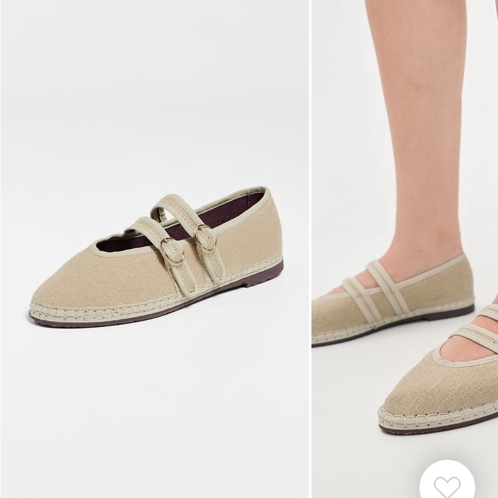 Flabelus Claire linen flat NWT - Picture 2 of 6